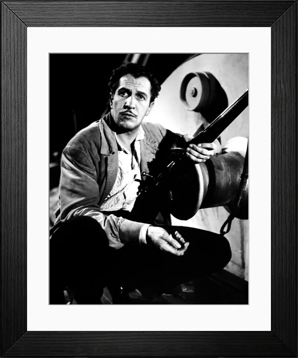 Framed Print : HIS KIND OF WOMAN, Vincent Price, 1951