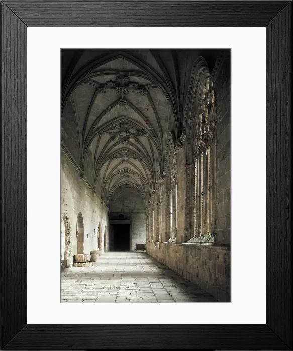Framed Print : SPAIN. Burgo de Osma-Ciudad de Osma. St. Mary of the Assumption's Cathedral. Cloister (1512). Gothic art. Architecture. AISA / Everett Collection (11160)**US SALES ONLY** Framed Print : SPAIN. Burgo de Osma-Ciudad de Osma. St. Mary of the Assumption's Cathedral. Cloister (1512). Gothic art. Architecture. AISA / Everett Collection (11160)**US SALES ONLY**