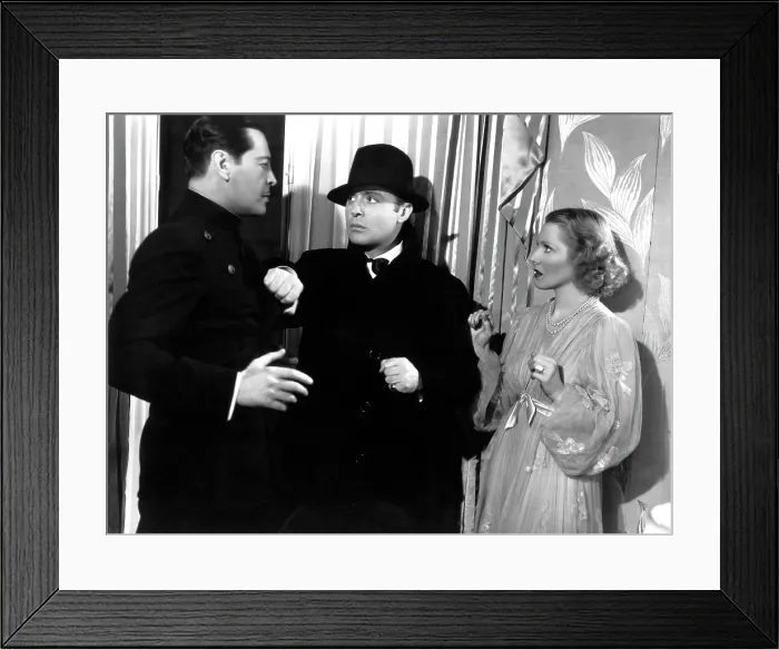 Framed Print : HISTORY IS MADE AT NIGHT, Ivan Lebedeff, Charles Boyer, Jean Arthur, 1937