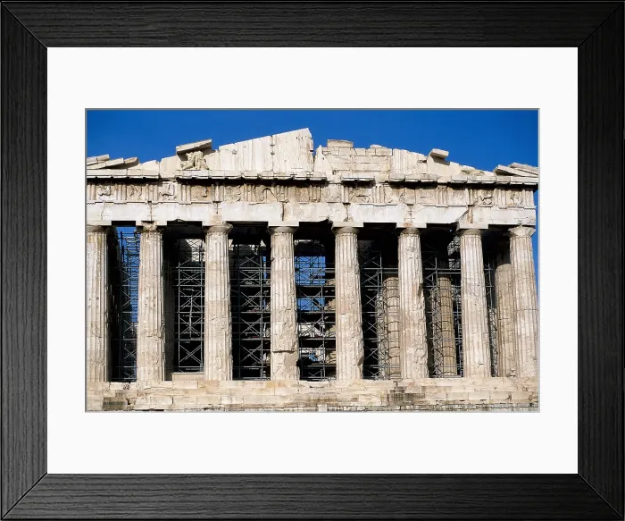 Framed Print : IKTINOS (5th C. BC); PHIDIAS (490 -431 BC); CALCRATES (5th C. BC). Parthenon. GREECE. Athens. Acropolis. Parthenon. Classical Greek art. Architecture