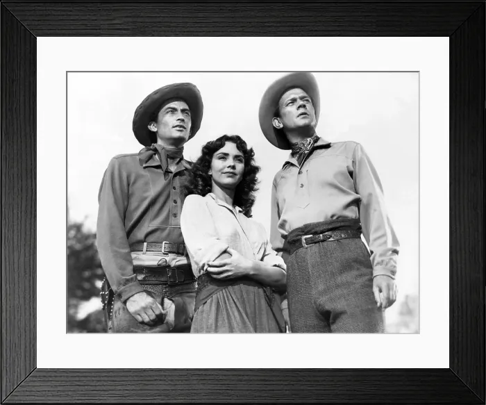 Framed Print : DUEL IN THE SUN, Gregory Peck, Jennifer Jones, Joseph Cotten, 1946