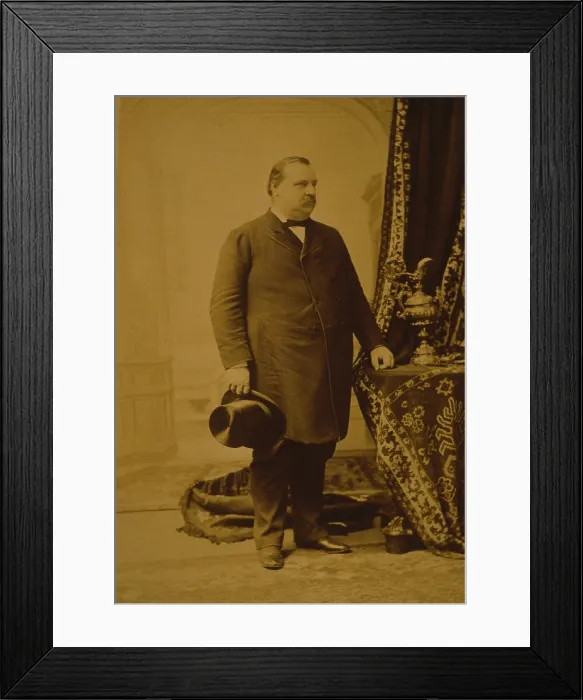 Framed Print : Grover Cleveland (1837-1908), was the only Democrat elected to the Presidency in the era of Republican political domination that lasted from 1860 to 1912. 1889 portrait Framed Print : Grover Cleveland (1837-1908), was the only Democrat elected to the Presidency in the era of Republican political domination that lasted from 1860 to 1912. 1889 portrait