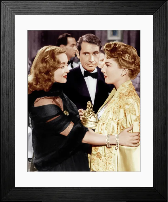 Framed Print : ALL ABOUT EVE, from left: Bette Davis, Gary Merrill, Anne Baxter, 1950. 20th Century Fox Film Corporation, TM & Copyright / courtesy Everett Collection