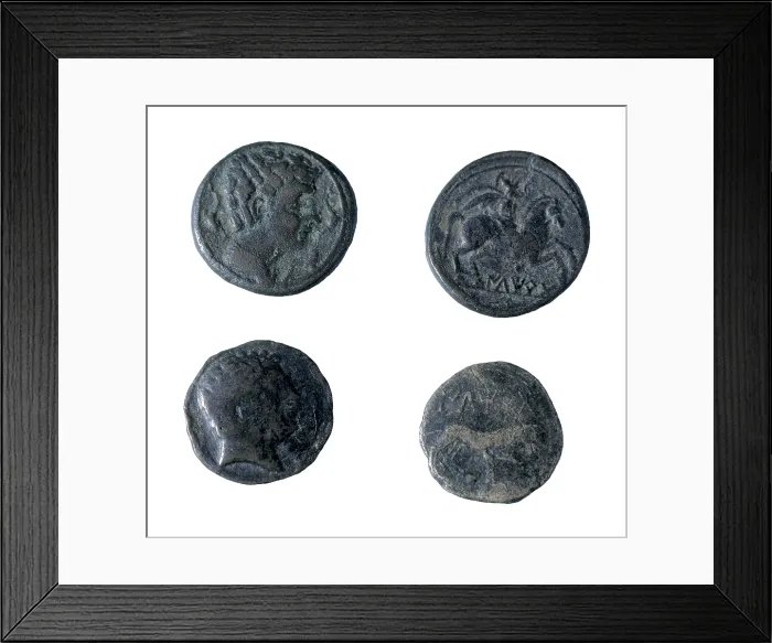 Framed Print : Iberian coins with Iberian characters. Mint of Iltirta (Lleida). Coin. SPAIN. Sabadell. Sabadell History Museum. AISA / Everett Collection**US SALES ONLY** Framed Print : Iberian coins with Iberian characters. Mint of Iltirta (Lleida). Coin. SPAIN. Sabadell. Sabadell History Museum. AISA / Everett Collection**US SALES ONLY**