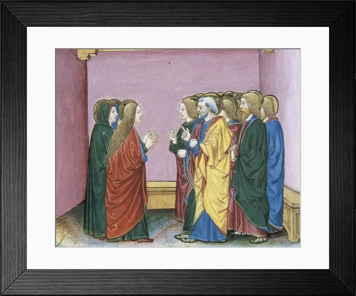 Framed Print : DE PREDIS, Cristoforo (1440-1486). Stories of Saint Joachim, Saint Anne, Virgin Mary, Jesus, the Baptist and the End of the World. 1476 Framed Print : DE PREDIS, Cristoforo (1440-1486). Stories of Saint Joachim, Saint Anne, Virgin Mary, Jesus, the Baptist and the End of the World. 1476