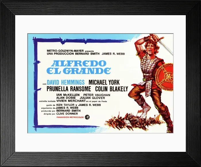 Framed Print : ALFRED THE GREAT, (aka ALFREDO EL GRANDE), David Hemmings, 1969 Framed Print : ALFRED THE GREAT, (aka ALFREDO EL GRANDE), David Hemmings, 1969