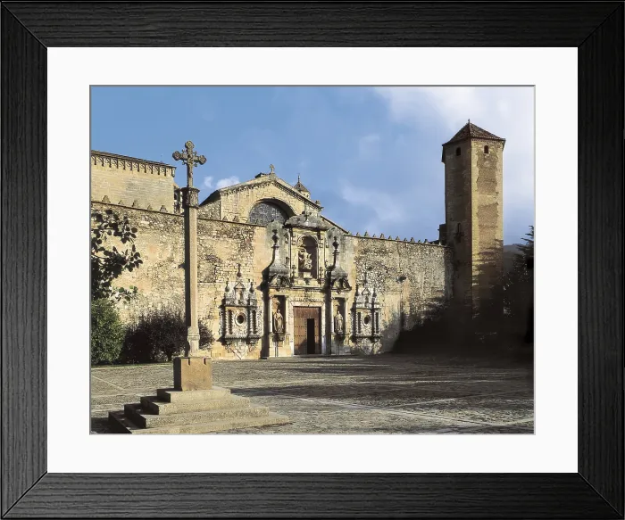 Framed Print : SPAIN. Vimbod. Monastery of Poblet. Baroque facade (1716). AISA / Everett Collection (13000)**US SALES ONLY** Framed Print : SPAIN. Vimbod. Monastery of Poblet. Baroque facade (1716). AISA / Everett Collection (13000)**US SALES ONLY**