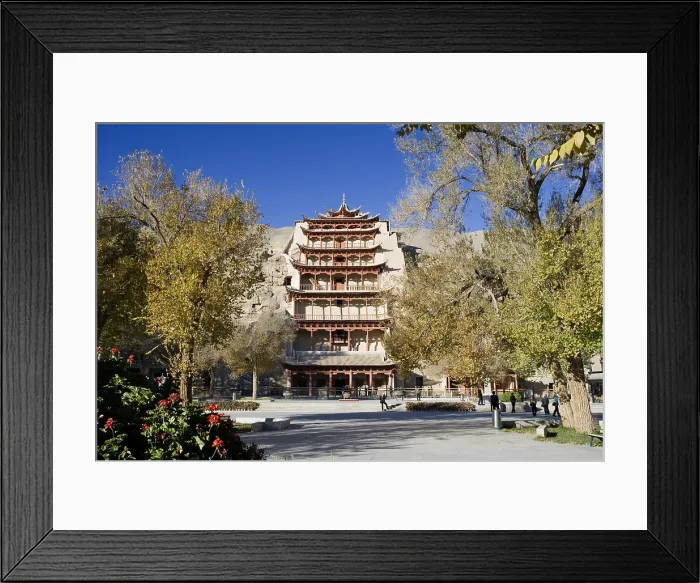 Framed Print : CHINA. Dunhuang. Mogao Caves. The Silk Road. AISA / Everett Collection**US SALES ONLY**