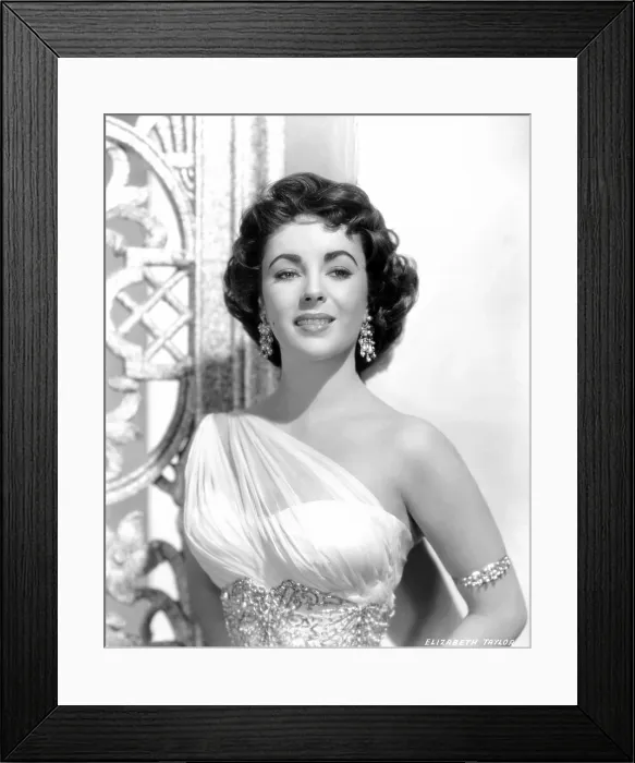 Framed Print : ELEPHANT WALK, Elizabeth Taylor, in a dress by Edith Head, 1954