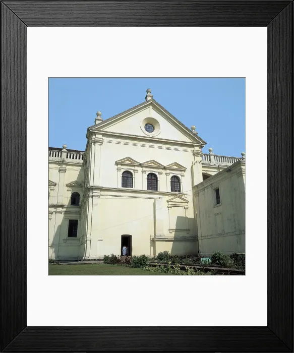Framed Print : INDIA. Goa. Se Cathedral (St. Catherine's Cathedral)1562. AISA / Everett Collection (12875)**US SALES ONLY**