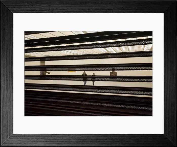 Framed Print : SPAIN. Madrid. Reina Sofia Art Centre National Museum. Reina Sofa National Art Centre National Museum. Interior. Architecture
