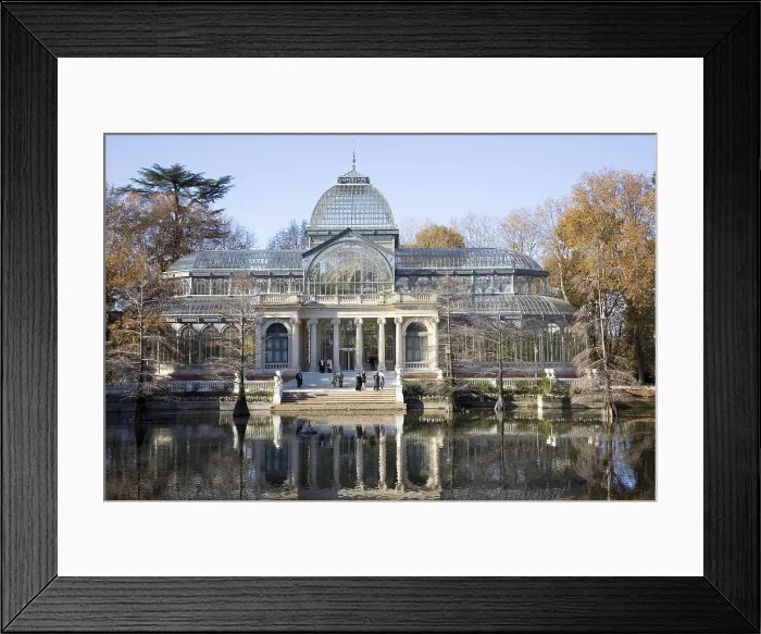 Framed Print : SPAIN. Madrid. Retiro Park. Parque del Retiro (Park of the Retreat). Crystal Palace (1887). Architecture. AISA / Everett Collection**US SALES ONLY**