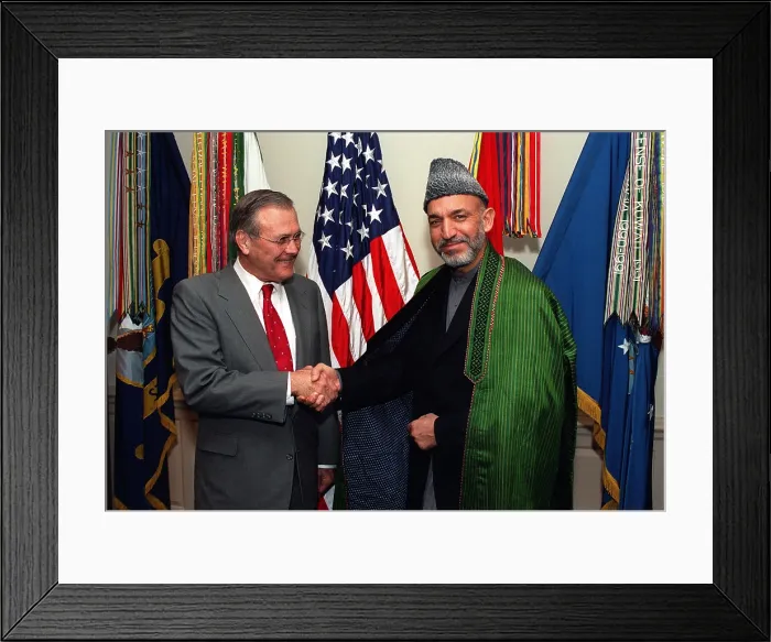 Framed Print : Donald H. Rumsfeld U.S. Sec Framed Print : Donald H. Rumsfeld U.S. Sec