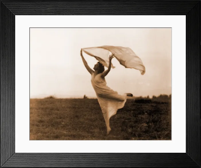 Framed Print : Florence Fleming Noyes ( d. 1928) performing a modern dance, The Scarf Dance. Photo by Frances Benjamin Johnston, 1907 Framed Print : Florence Fleming Noyes ( d. 1928) performing a modern dance, The Scarf Dance. Photo by Frances Benjamin Johnston, 1907