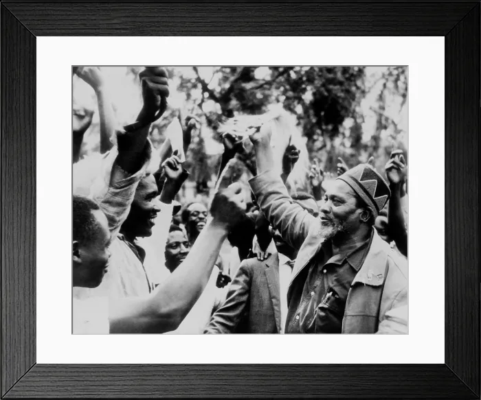 Framed Print : Jomo Kenyatta during victory celebrations following general elections in Kenya Framed Print : Jomo Kenyatta during victory celebrations following general elections in Kenya