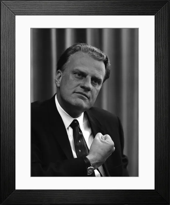 Framed Print : Billy Graham was a prominent Christian evangelist. His middle of the road politics fostered his visits to many sitting US presidents from Harry S. Truman to Barack Obama Framed Print : Billy Graham was a prominent Christian evangelist. His middle of the road politics fostered his visits to many sitting US presidents from Harry S. Truman to Barack Obama