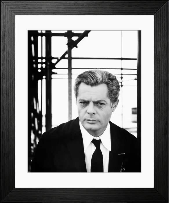 Framed Print : 8 1 / 2, Marcello Mastroianni, 1963