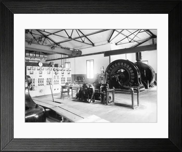 Framed Print : Electricty. Westinghouse AC generator Framed Print : Electricty. Westinghouse AC generator