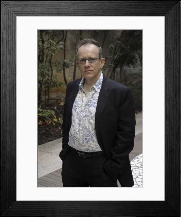 Framed Print : MEEKJames (1962). Writer. 2006. Oscar Elias / AISA / Everett Collection (184569)**US SALES ONLY**