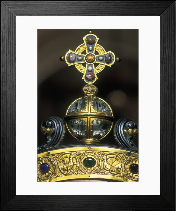 Framed Print : GERMANY. Bamberg. Cathedral of Saint Peter and Saint George. Detail of the throne in the choir of Saint George (13th c.). Gothic art. Jewelry Framed Print : GERMANY. Bamberg. Cathedral of Saint Peter and Saint George. Detail of the throne in the choir of Saint George (13th c.). Gothic art. Jewelry