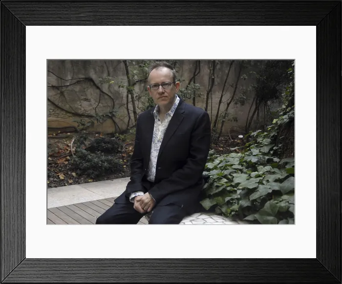 Framed Print : MEEKJames (1962). Writer. 2006. Oscar Elias / AISA / Everett Collection (184570)**US SALES ONLY**