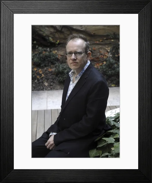 Framed Print : MEEKJames (1962). Writer. 2006. Oscar Elias / AISA / Everett Collection (184571)**US SALES ONLY**
