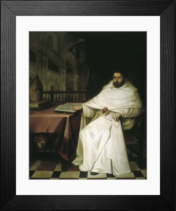Framed Print : VALDeS LEAL, Juan de (1622-1690). Fray Alonso de Sotomayor y Caro. 1657. Baroque art. Oil on canvas. Private Collection Framed Print : VALDeS LEAL, Juan de (1622-1690). Fray Alonso de Sotomayor y Caro. 1657. Baroque art. Oil on canvas. Private Collection