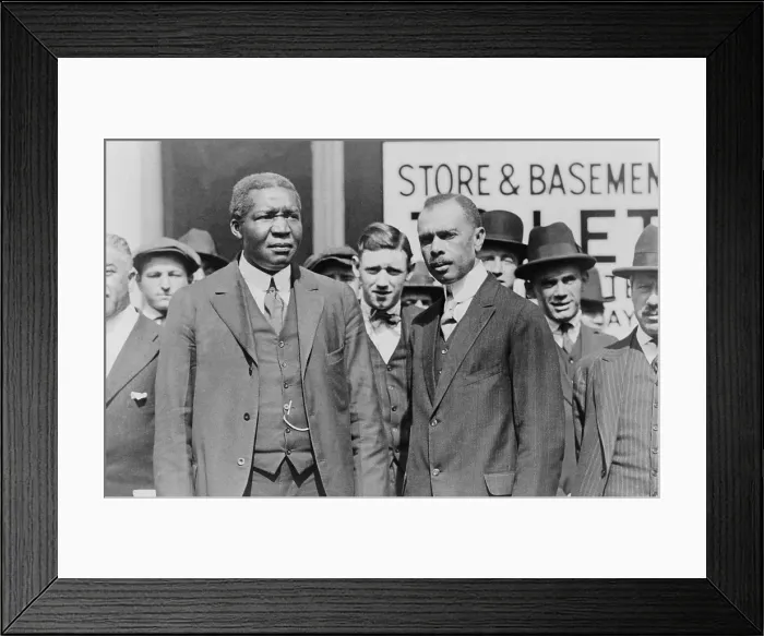 Framed Print : James Weldon Johnson (right) and Robert R. Morton (left) at the funeral of Progressive mayor Seth Low in 1916 Framed Print : James Weldon Johnson (right) and Robert R. Morton (left) at the funeral of Progressive mayor Seth Low in 1916