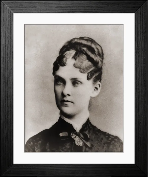 Framed Print : Alice Hathaway Lee Roosevelt (1861-1884), 1st wife of President T.R. Roosevelt, died at age 22, after the birth of their only child, Alice Roosevelt