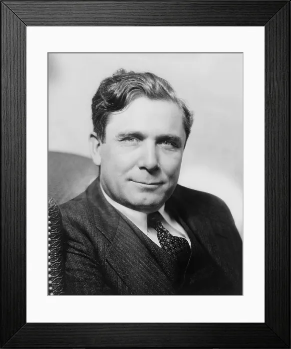 Framed Print : Wendell Willkie (1892-1944), ran a tepid campaign as the Republican candidate against the immensely popular Franklin Roosevelt in 1940