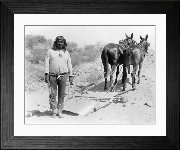 Framed Print : Arizona's Salt River Project involved the construction of a system of canals to deliver water throughout the river valley