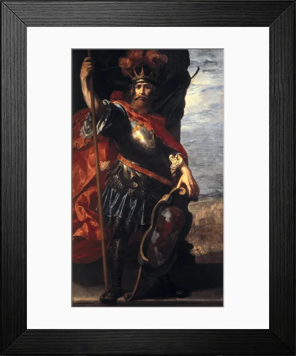 Framed Print : Carducci, Vincenzo. Ataulphus, King of Goths. 1634 - 1635. Baroque art. Oil on canvas. SPAIN. Toledo. Army Museum. - CAGP / Iberfoto / Everett Collection (189182)**US SALES ONLY**