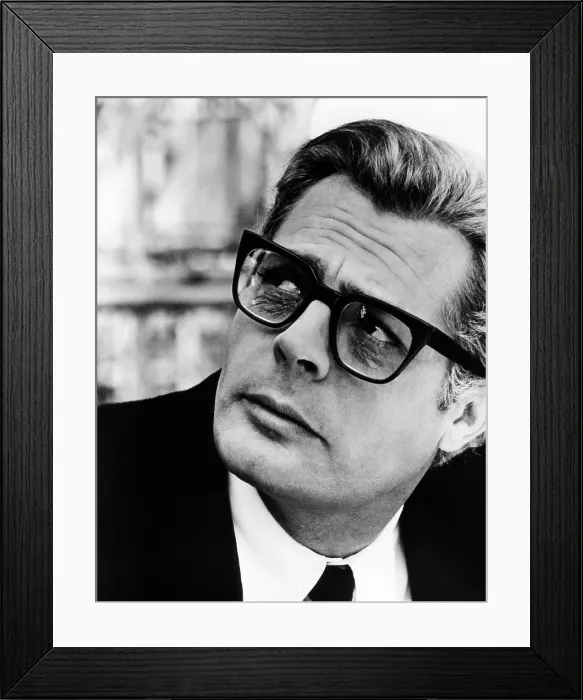 Framed Print : 8 1 / 2, Marcello Mastroianni, 1963 Framed Print : 8 1 / 2, Marcello Mastroianni, 1963