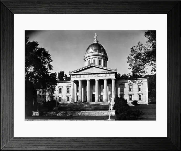 Framed Print : Vermont State House, Montpelier, Vermont. 1940 photo