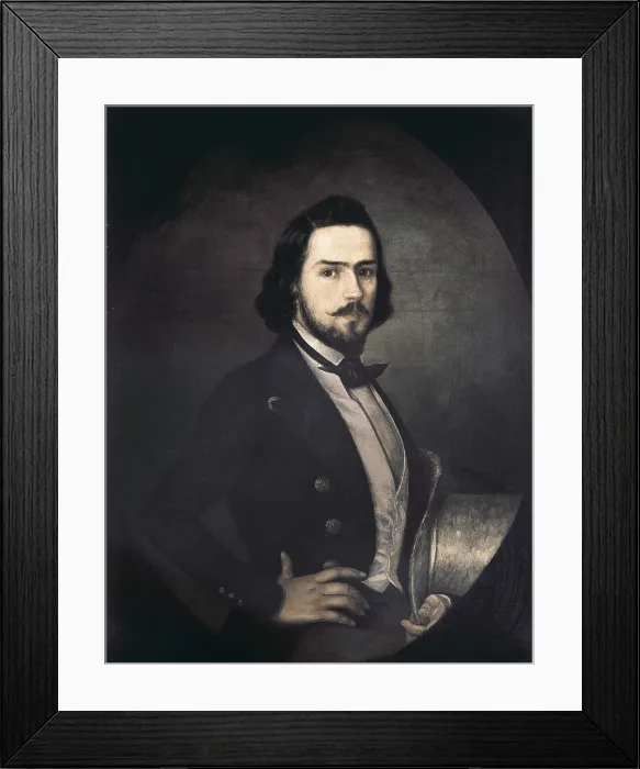 Framed Print : LUCAS VELAZQUEZ, Eugenio (1817-1870). Lechuguino. 1817-1870. Romanticism. Oil on canvas. SPAIN. Madrid. Museo Nacional del Romanticismo