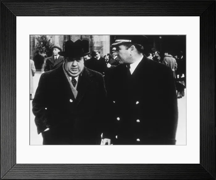 Framed Print : PRIETO Y TUERO, Indalencio (1883-1962); BAYO GIROUD, Alberto (1892-1967). Spanish socialist politician.; Cuban military man. Spanish Civil War (1936-1939)