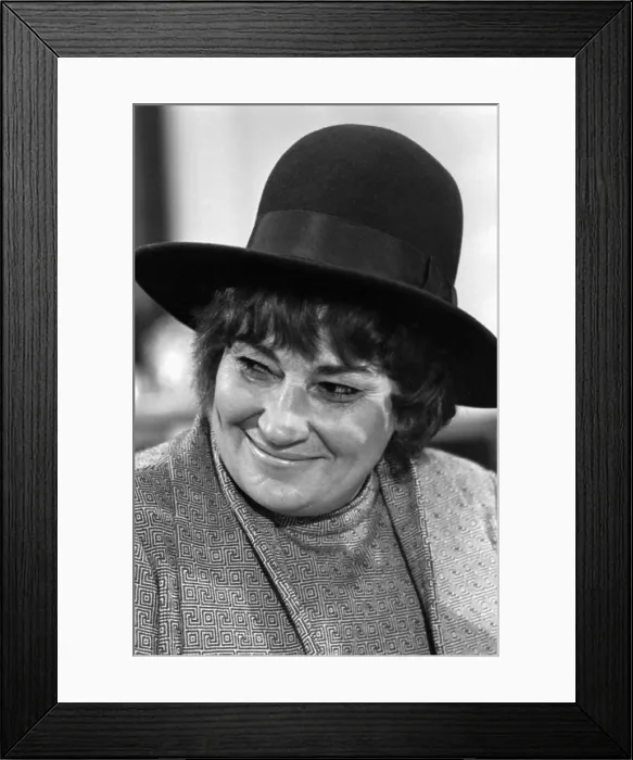 Framed Print : Congresswoman Bella Abzug at press conference in 1972. Nov. 30, 1971