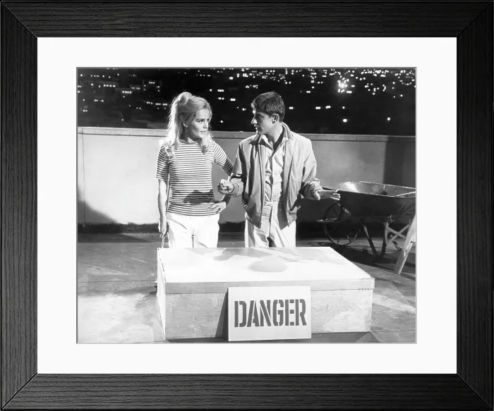 Framed Print : LORD LOVE A DUCK, Tuesday Weld, Roddy McDowall, 1966 Framed Print : LORD LOVE A DUCK, Tuesday Weld, Roddy McDowall, 1966