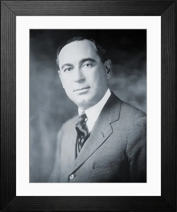 Framed Print : Albert Davis Lasker (1880-1952), founder of modern advertising, optimized 20th century media to promote products with images, emotion, celebrity endorsements, and slogans Framed Print : Albert Davis Lasker (1880-1952), founder of modern advertising, optimized 20th century media to promote products with images, emotion, celebrity endorsements, and slogans