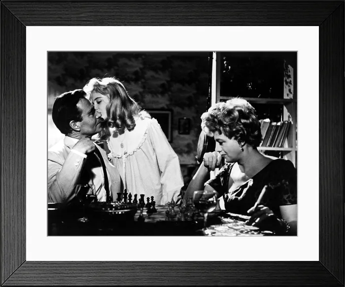 Framed Print : LOLITA, James Mason, Sue Lyon, Shelley Winters, 1962 Framed Print : LOLITA, James Mason, Sue Lyon, Shelley Winters, 1962