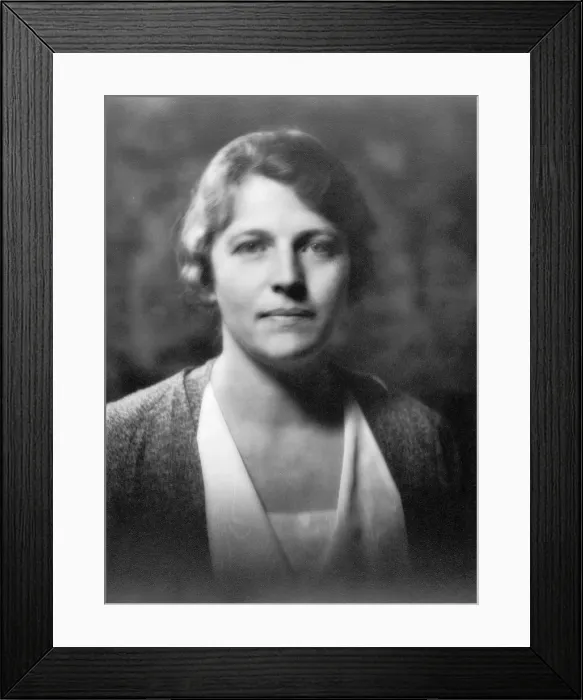 Framed Print : Pearl Buck (1892-1973), the child of American parents who lived in China, grew up and lived there an young adult
