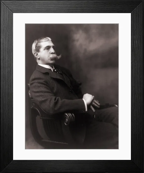 Framed Print : Francis Hopkinson Smith (1838-1915), American engineer and author. His most notable works were the base for the Statue of Liberty and novels set in the U.S. South. 1903