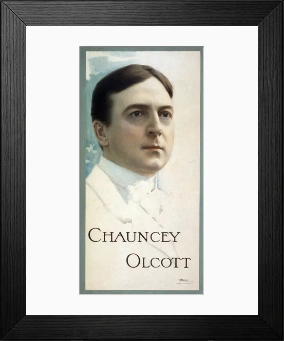 Framed Print : Chauncey Olcott (1858-1932) wrote both the words and music to My Wild Irish Rose. His biopic, MY WILD IRISH ROSE, 1947 stared Dennis Morgan as Olcott Framed Print : Chauncey Olcott (1858-1932) wrote both the words and music to My Wild Irish Rose. His biopic, MY WILD IRISH ROSE, 1947 stared Dennis Morgan as Olcott
