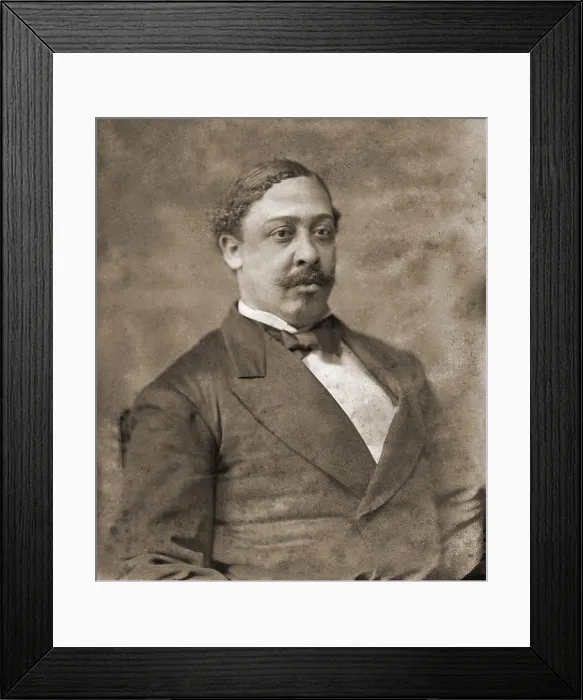 Framed Print : Charles Edmund Nash (1844-1913), African American Representative to the 44th Congress (1875-1877) from Louisiana