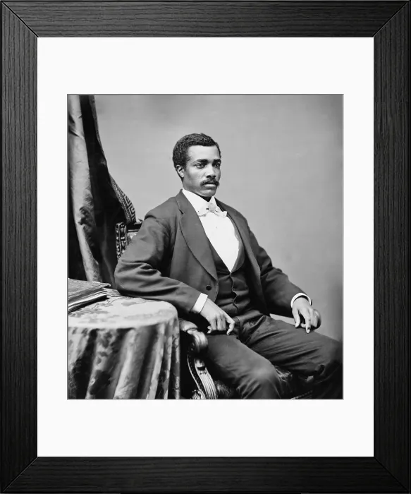 Framed Print : Josiah Thomas Walls (1842-1905), was elected to the U.S
