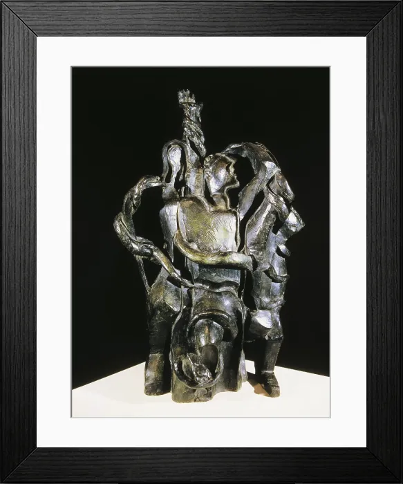 Framed Print : ZADKINE, Ossip (1890-1967). Laocoon. 1931. Cubism. Sculpture on bronze. FRANCE. Paris Framed Print : ZADKINE, Ossip (1890-1967). Laocoon. 1931. Cubism. Sculpture on bronze. FRANCE. Paris
