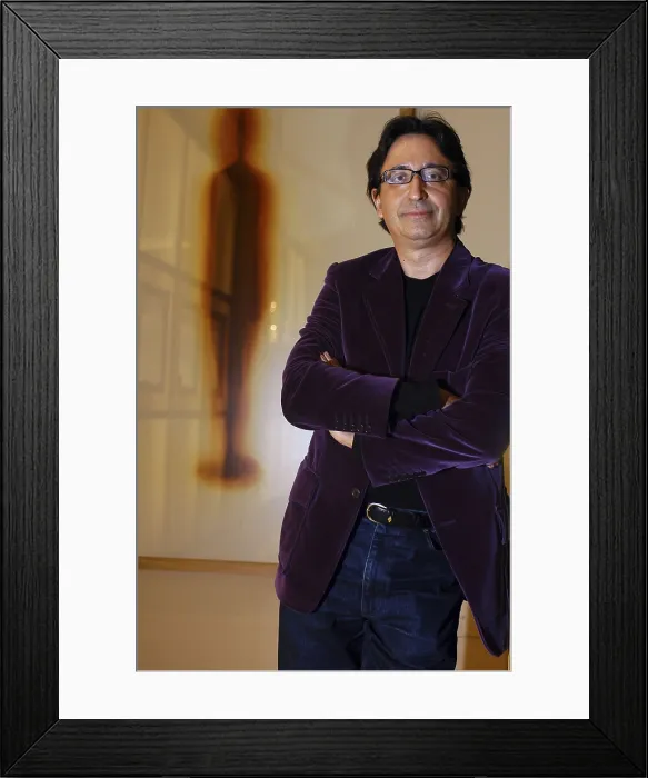 Framed Print : SOMOZAJos Carlos (1959). Writer. 2006. Oscar Elias / AISA / Everett Collection (184625)**US SALES ONLY**