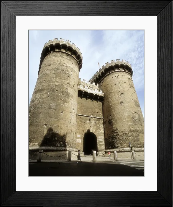 Framed Print : SPAIN. VALENCIA. VALENCIA. Valencia. Quart Towers or Cuarte Gate, belonging to the ancient wall