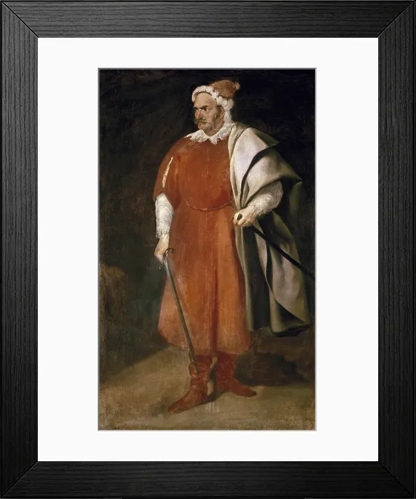 Framed Print : VELAZQUEZ, Diego Rodriguez de Silva (1599-1660). Portrait of the Buffoon Redbeard, Cristobal de Castaneda. 1635. Buffoon of Philip IV's court. Baroque art Framed Print : VELAZQUEZ, Diego Rodriguez de Silva (1599-1660). Portrait of the Buffoon Redbeard, Cristobal de Castaneda. 1635. Buffoon of Philip IV's court. Baroque art