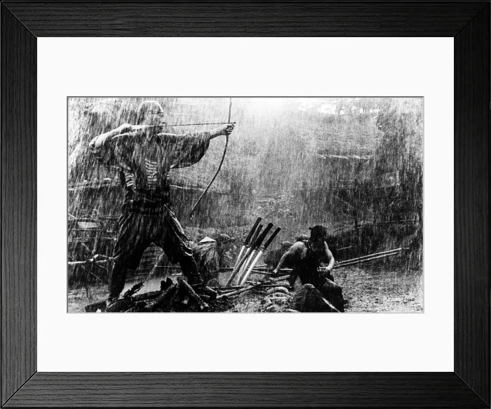 Framed Print : THE SEVEN SAMURAI, (aka SHICHININ NO SAMURAI), Takashi Shimura, 1954 Framed Print : THE SEVEN SAMURAI, (aka SHICHININ NO SAMURAI), Takashi Shimura, 1954